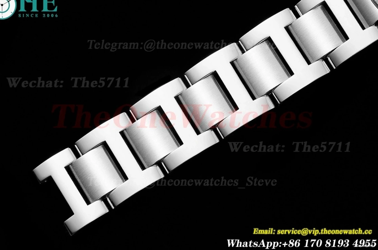 Cartier AF SS Ballon Quartz 33mm Dia De SS Bleu White 0131